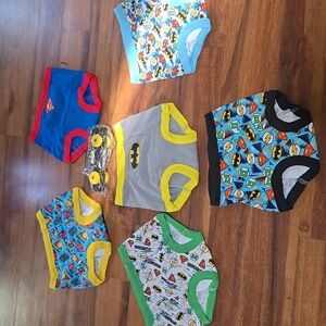 Superhero Themed Boys' Underwear Set Training Size 4 Set 6 Pieces + Toys Car New